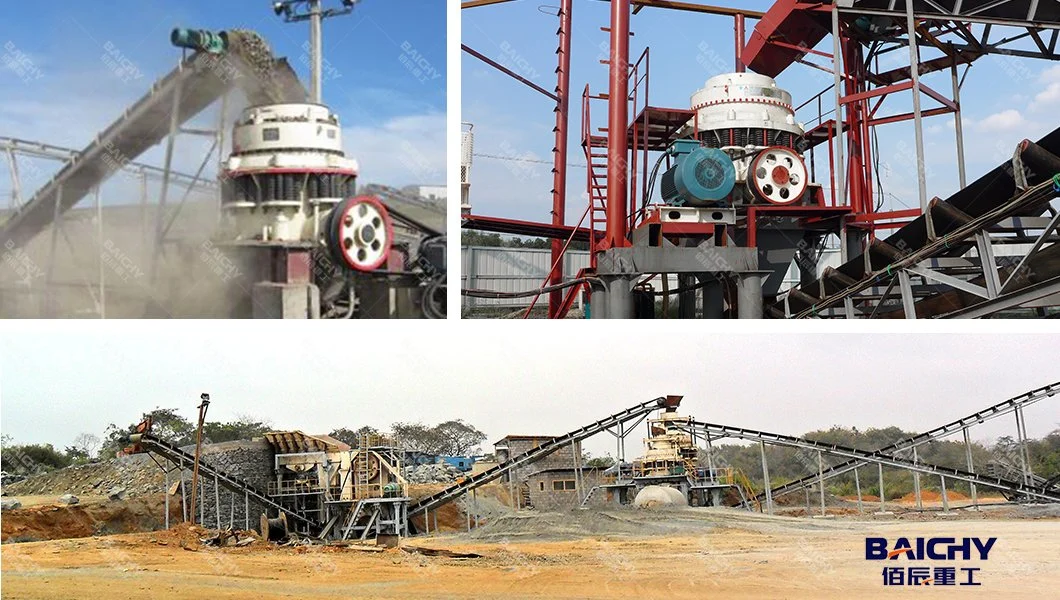 Mining Granite Hard Stone Crushing Machine, Gold Iron Ore Rock Cone Crusher Machine, CS Hydraulic Symons Cone Crusher